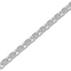 Men's Diamond Bracelet 1 ct tw Round 14K White Gold 8.5"