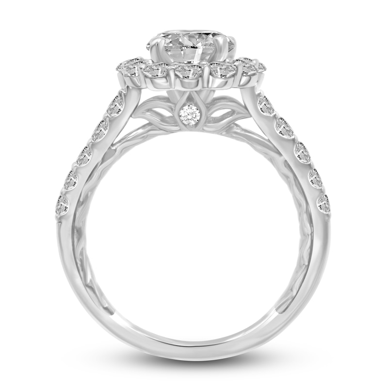 Main Image 2 of Diamond Engagement Ring 2-1/2 ct tw Round White Gold