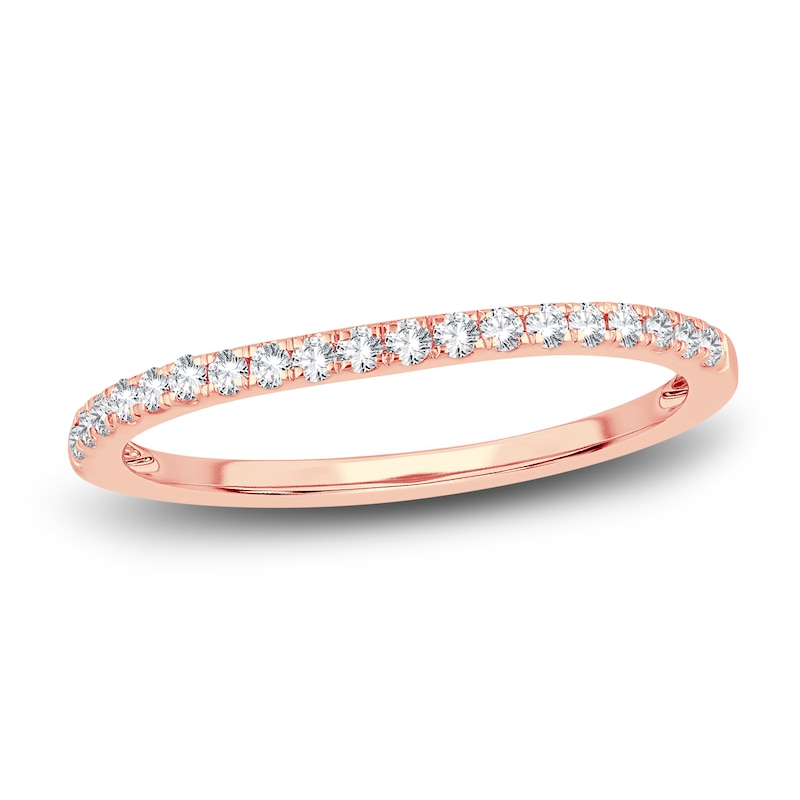 Main Image 1 of Diamond Wedding Band 1/4 ct tw Round 14K Rose Gold