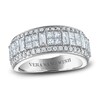 Vera Wang WISH Diamond Anniversary Band 1-1/2 ct tw Baguette/Princess/ Round 18K White Gold