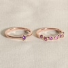 Thumbnail Image 4 of Juliette Maison Natural Amethyst & Natural Ruby Ring 10K Yellow Gold