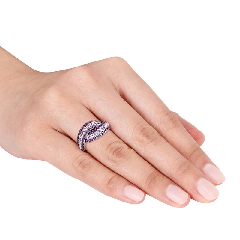 Main Image 2 of Amethyst Ring Sterling Silver
