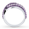 Thumbnail Image 3 of Amethyst Ring Sterling Silver