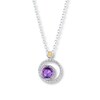 Thumbnail Image 1 of Tacori Amethyst Necklace Sterling Silver/18K Yellow Gold