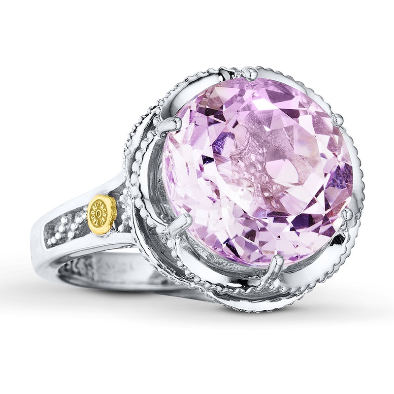 Tacori Amethyst Ring Sterling Silver/18K Yellow Gold