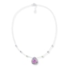 Thumbnail Image 2 of Amethyst Necklace Tanzanite & Peridot Accents Sterling Silver