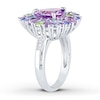 Thumbnail Image 3 of Amethyst Ring Tanzanite & Peridot Accents Sterling Silver