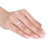 Thumbnail Image 1 of Aquamarine Ring 1/20 ct tw Diamonds 10K Rose Gold