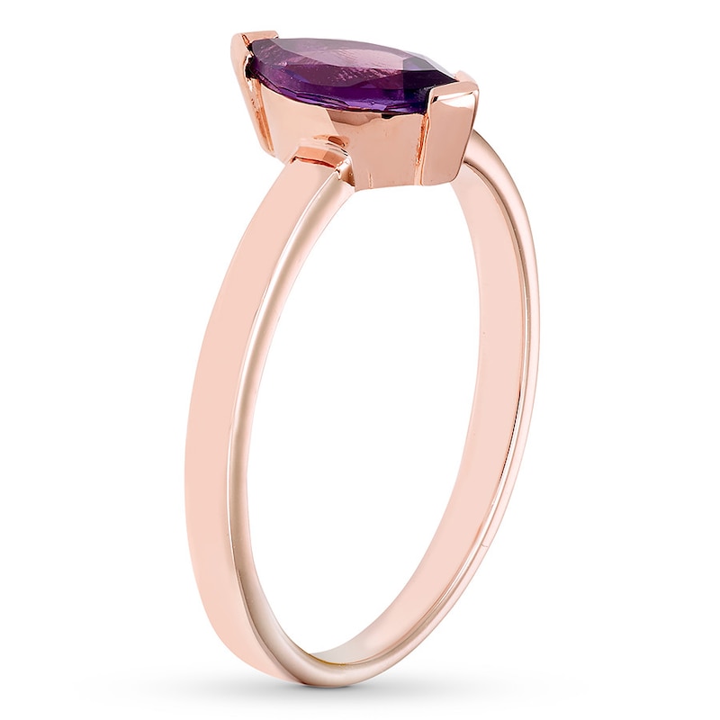 Amethyst Ring 10K Rose Gold | Jared