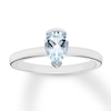 Thumbnail Image 0 of Aquamarine Ring Pear-shaped 10K White Gold