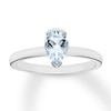 Thumbnail Image 0 of Aquamarine Ring Pear-shaped 10K White Gold