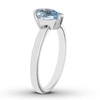 Thumbnail Image 1 of Aquamarine Ring Pear-shaped 10K White Gold