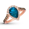 Thumbnail Image 0 of Le Vian Natural Topaz Ring 5/8 ct tw Diamonds 14K Strawberry Gold