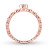 Thumbnail Image 1 of Natural Opal Ring 1/20 carat tw Diamonds 10K Rose Gold