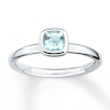 Thumbnail Image 0 of Stackable Aquamarine Ring Sterling Silver 6mm