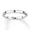 Thumbnail Image 0 of Stackable Garnet Ring Sterling Silver