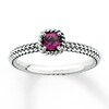 Thumbnail Image 0 of Stackable Ring Rhodolite Garnet Sterling Silver