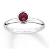 Thumbnail Image 0 of Stackable Ring Rhodolite Garnet Sterling Silver