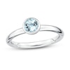 Thumbnail Image 1 of Stackable Aquamarine Ring Sterling Silver