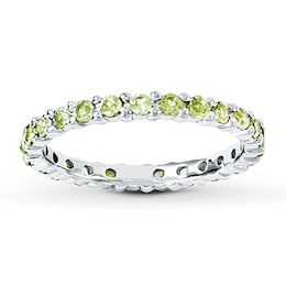 Stackable Ring Peridot Sterling Silver