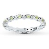 Thumbnail Image 0 of Stackable Ring Peridot & Diamond Sterling Silver