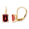 Thumbnail Image 1 of Garnet Earrings 14K Yellow Gold