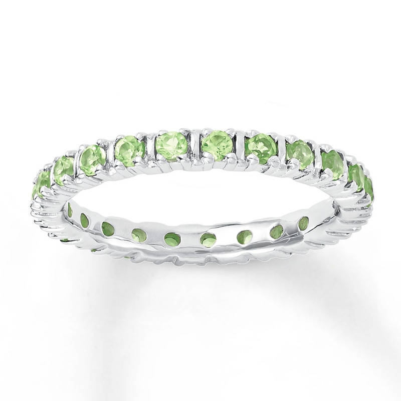 Stackable Ring Peridot Sterling Silver