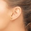 Thumbnail Image 3 of Citrine Heart Earrings 14K Yellow Gold