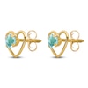 Thumbnail Image 2 of Aquamarine Earrings 14K Yellow Gold