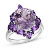 Thumbnail Image 1 of Natural Amethyst Ring Sterling Silver