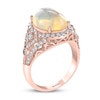 Thumbnail Image 1 of Effy Natural Opal Ring 3/4 ct tw Diamonds 14K Rose Gold
