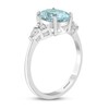 Thumbnail Image 2 of Effy Natural Aquamarine Ring 1/5 ct tw Diamonds 14K White Gold
