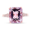 Thumbnail Image 2 of Effy Natural Amethyst Ring 1/10 ct tw Diamonds 14K Rose Gold