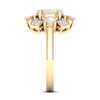 Thumbnail Image 2 of Opal Ring 1/10 ct tw Diamonds 10K Yellow Gold