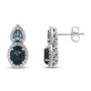 Thumbnail Image 1 of Natural Topaz Earrings 10K White Gold