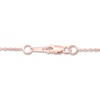 Thumbnail Image 3 of Amethyst Necklace 1/20 ct tw Diamonds 10K Rose Gold