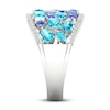 Thumbnail Image 1 of Topaz Ring 1/6 ct tw Diamonds 10K White Gold