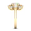 Thumbnail Image 1 of Natural Opal Ring 1/10 ct tw Diamonds 10K Yellow Gold