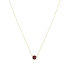 Thumbnail Image 0 of Natural Garnet Necklace 14K Yellow Gold