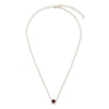 Thumbnail Image 2 of Natural Garnet Necklace 14K Yellow Gold