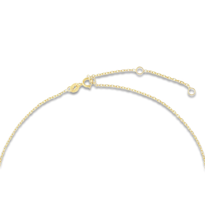 Main Image 3 of Natural Citrine Necklace 14K Yellow Gold