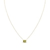 Thumbnail Image 0 of Natural Peridot Necklace 14K Yellow Gold
