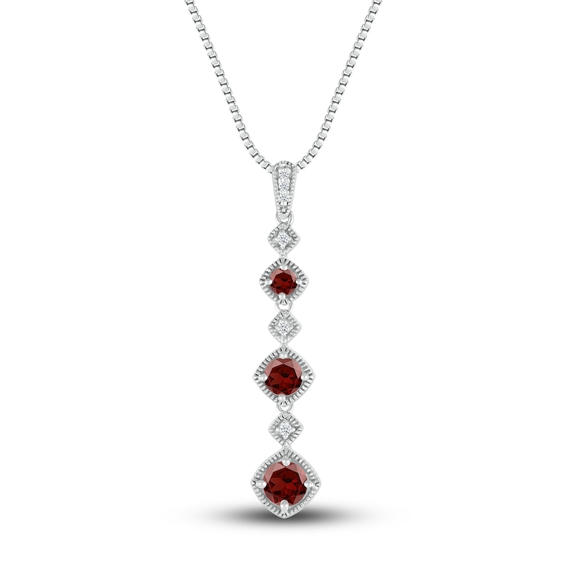 Garnet & Diamond pendant Garnet & Diamond pendant