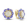 Thumbnail Image 0 of LALI Jewels Natural Opal & Natural Tanzanite Earrings 1/3 ct tw Diamonds 14K Yellow Gold