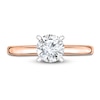 Thumbnail Image 2 of Diamond Solitaire Engagement Ring 3/8 ct tw Round 14K Rose Gold (I2/I)