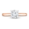 Thumbnail Image 3 of Diamond Solitaire Engagement Ring 3/8 ct tw Round 14K Rose Gold (I2/I)