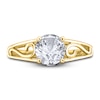 Thumbnail Image 3 of Diamond Solitaire Scroll Engagement Ring 1 ct tw Round 14K Yellow Gold (I2/I)