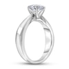 Thumbnail Image 2 of Diamond Solitaire Concave Engagement Ring 1 ct tw Round 14K White Gold (I2/I)
