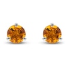 Thumbnail Image 2 of Natural Citrine Martini Stud Earrings 14K White Gold