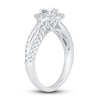 Thumbnail Image 2 of Diamond Engagement Ring 1 ct tw Pear/Round 14K White Gold